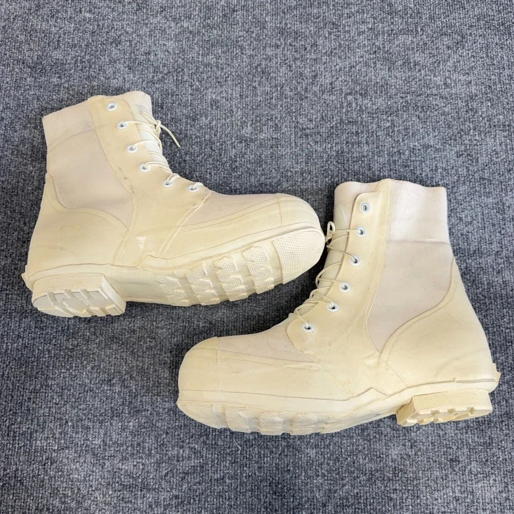 Vintage US Military Extreme Cold Mickey Mouse Bunny Boots Combat 12R White 1-85